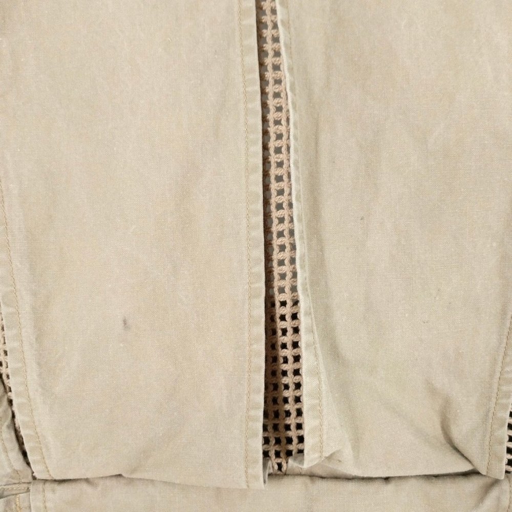 VTG Banana Republic Safari Utility 80s Vest Size S - Picture 7 of 12